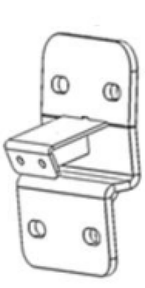 Ram 1500 Side Step Mounting Brackets - Go Rhino - Dominator Xtreme Brackets - Textured Black - `09-`19 Ram 1500 Side Step Mounting Brackets - Go Rhino - Dominator Xtreme Brackets - Textured Black - `09-`19